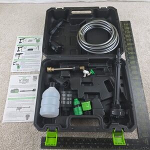Zippi Hydro Cleaner Deluxe Black Portable Pressure Washer Accessory Kit Case